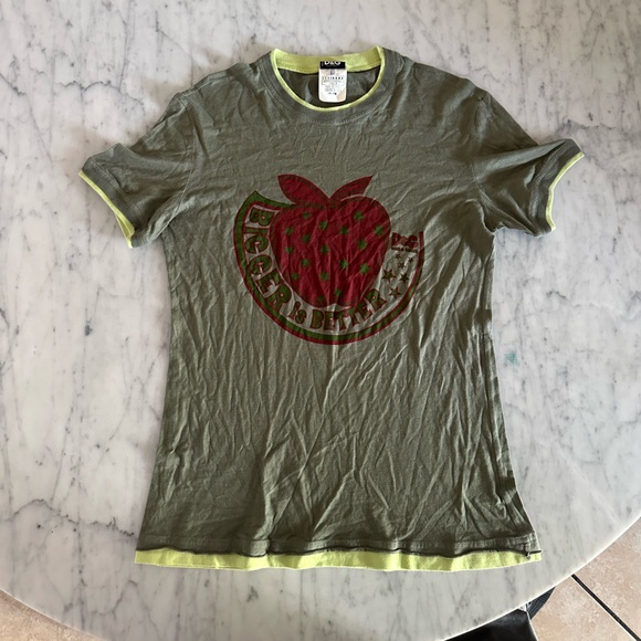 D&G Dolce & Gabbana Vintage Graphic Tee – Size L (Large) - Picture 1 of 6